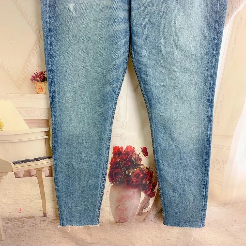 NEW Grfrnd Karolina High Rise Skinny Raw hem in Last Dance - Picture 4 of 10